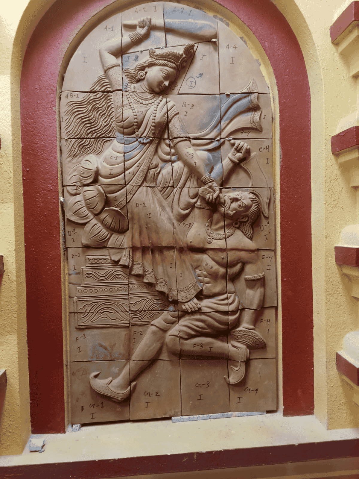 Durga Maa Slaying Mahishasur
